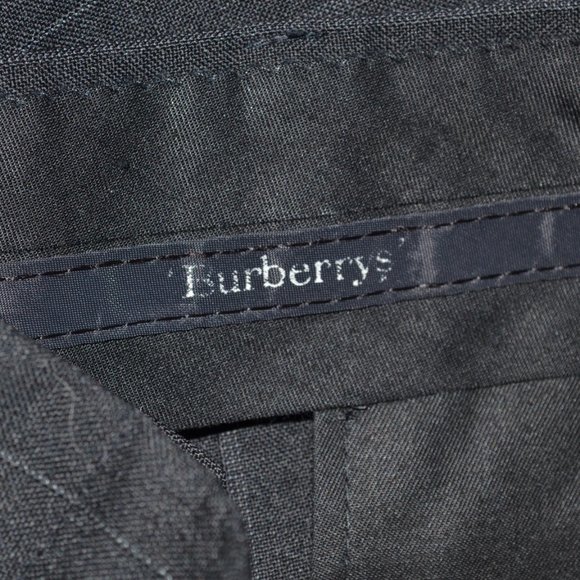 Vintage Burberry Pin Striped 2 Piece Suit - Picture 5 of 9